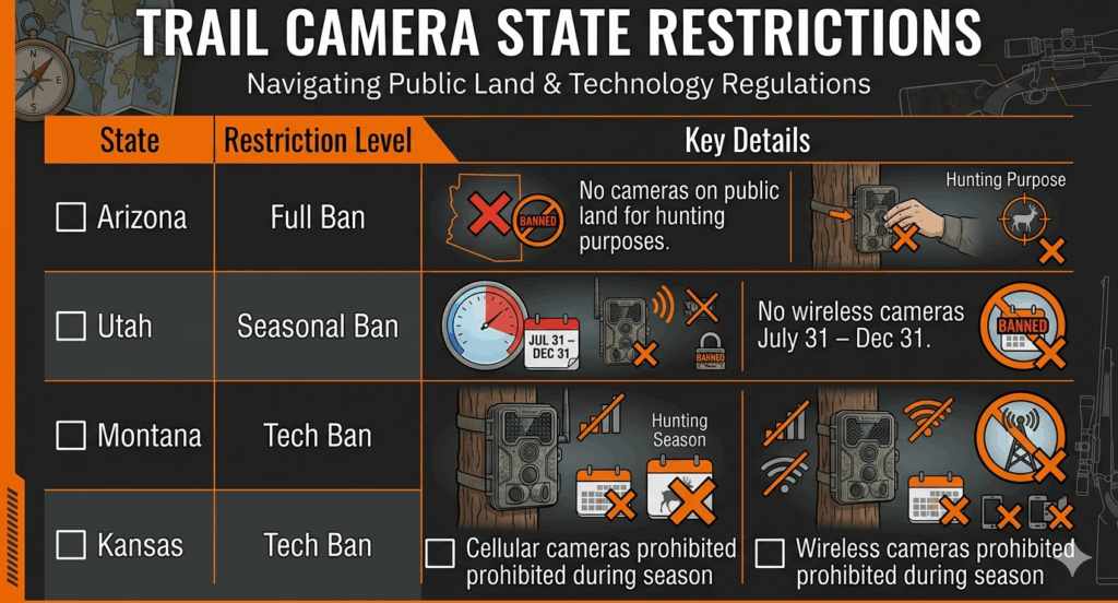 trail camera restrictions