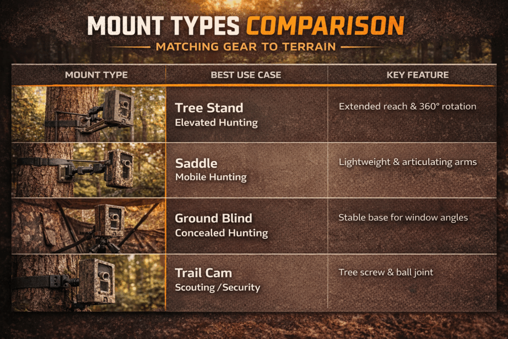 camera mount comparison
