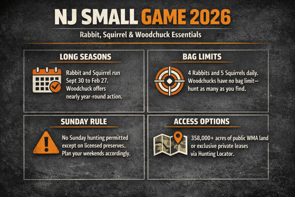 NJ small game overview