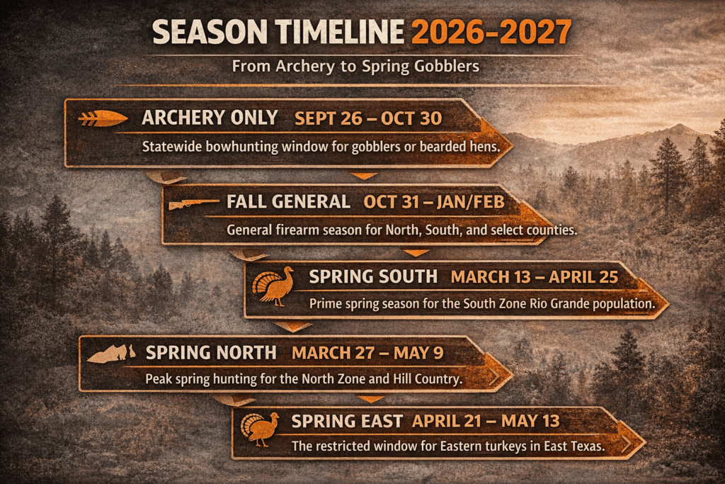 Texas turkey season dates