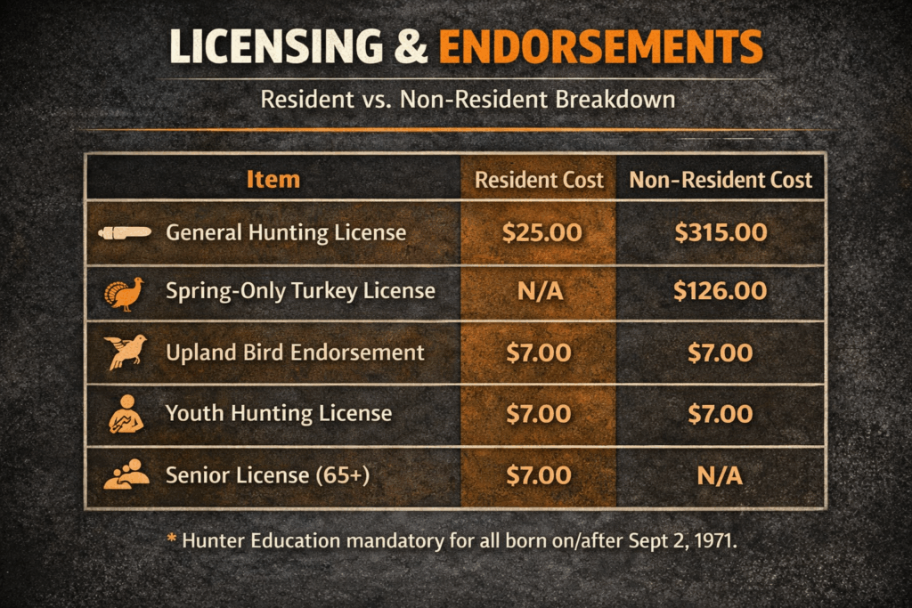 Texas turkey fees