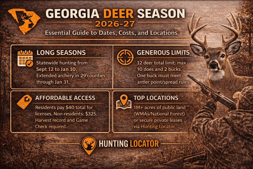 Georgia deer hero image