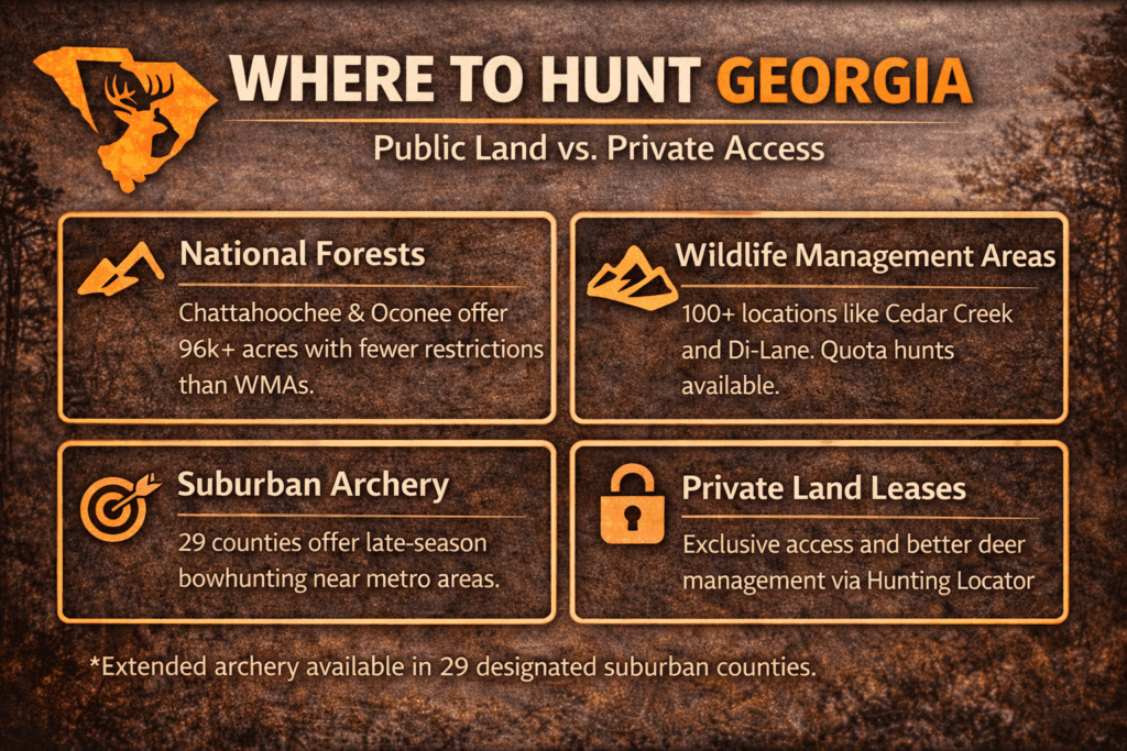 Georgia deer hunting space