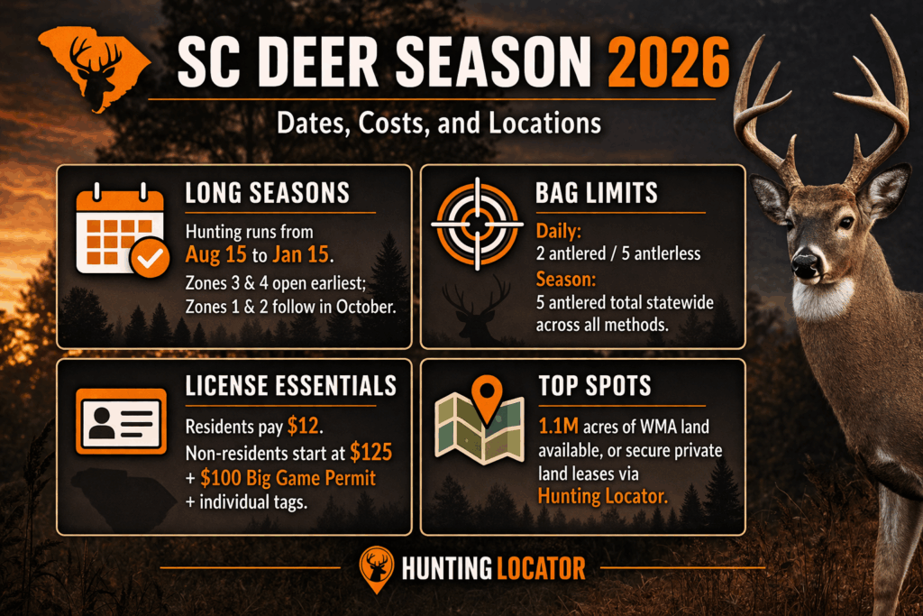 south carolina deer season