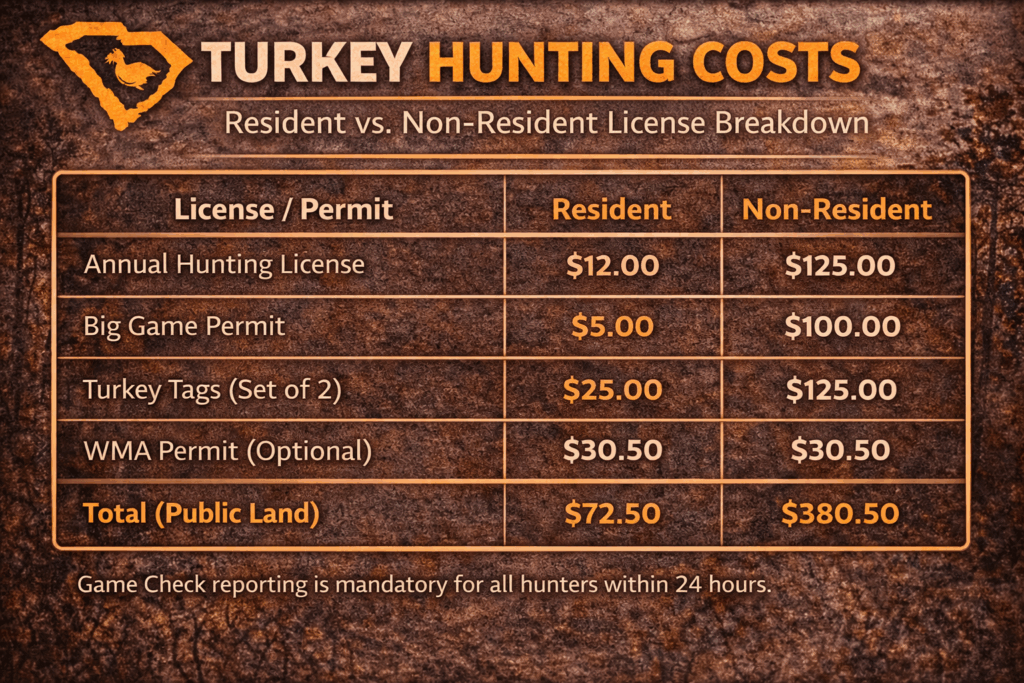 south carolina spring turkey