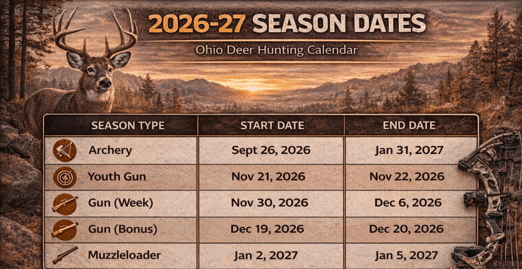 Ohio deer season dates