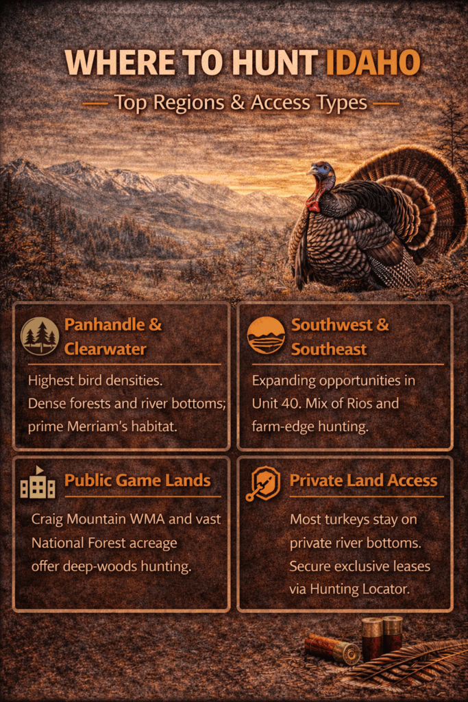 Idaho turkey locations