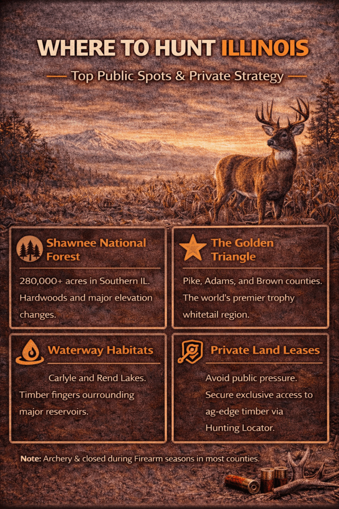 Illinois deer hunting ground
