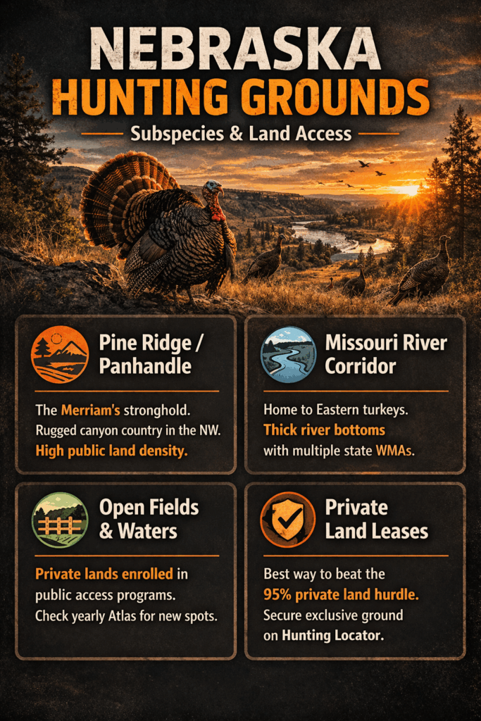 Nebraska turkey locations