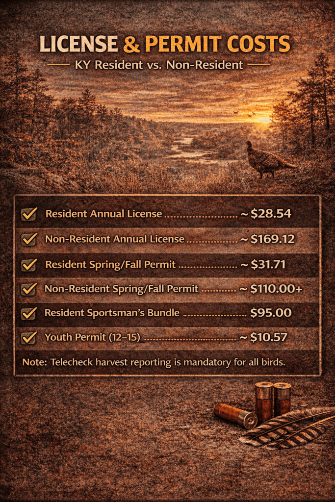 Kentucky turkey fees