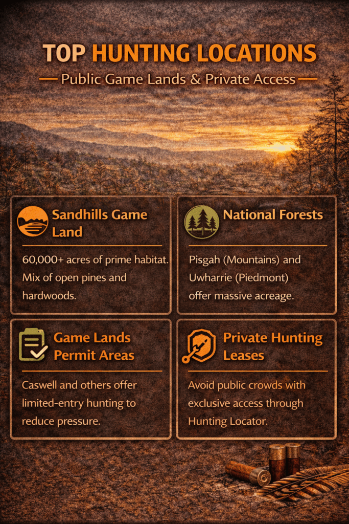 NC hunting locations