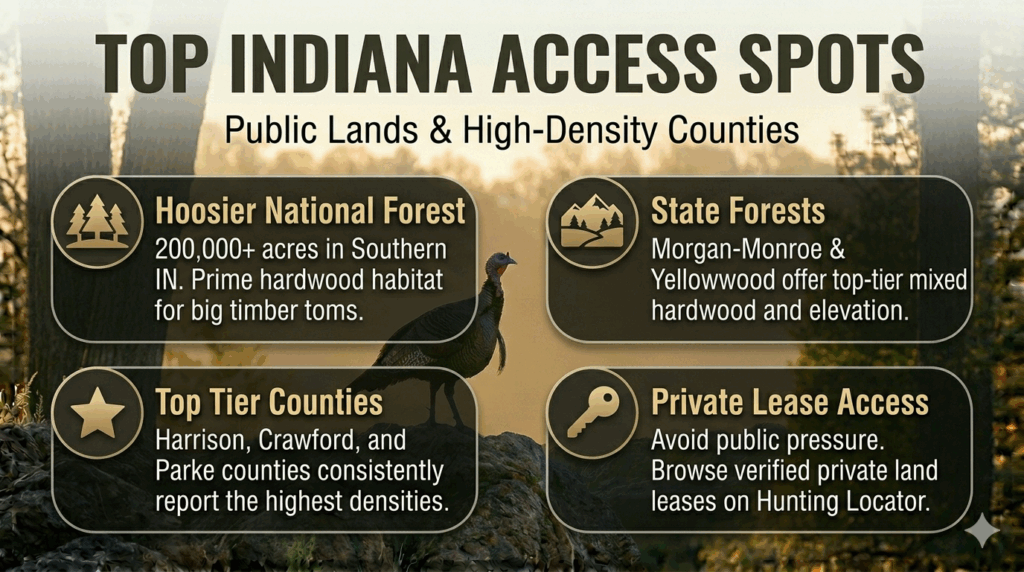 Indiana turkey locations