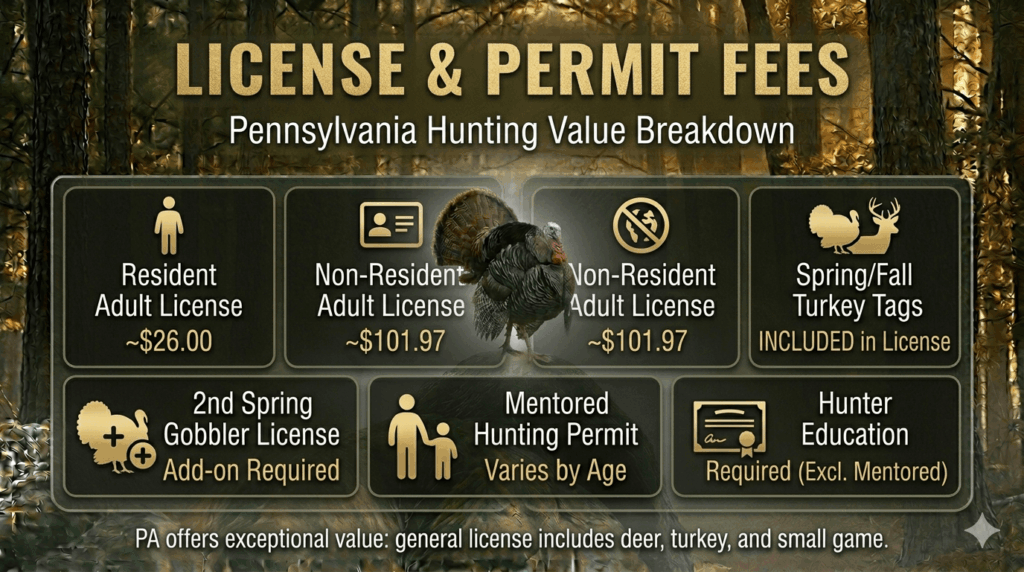 Pennsylvania turkey fees