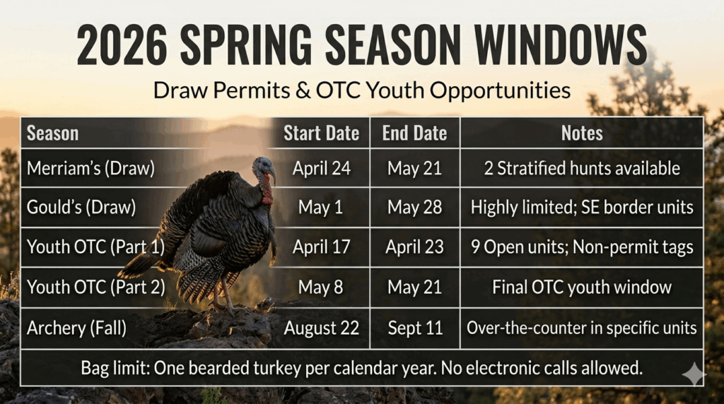 Arizona turkey dates