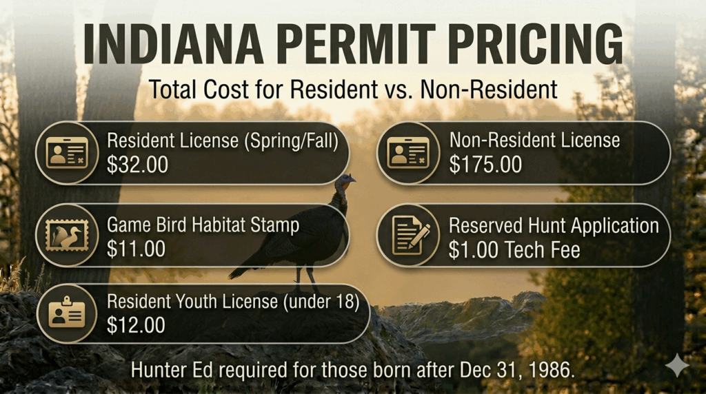 Indiana turkey fees