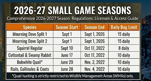 Mississippi small game season