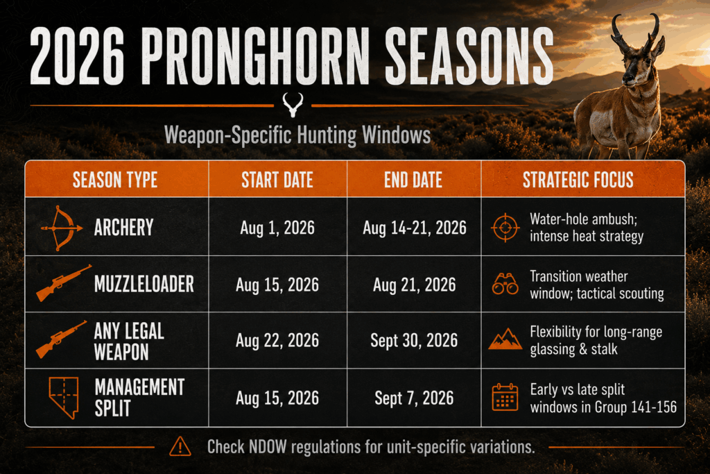Nevada pronghorn