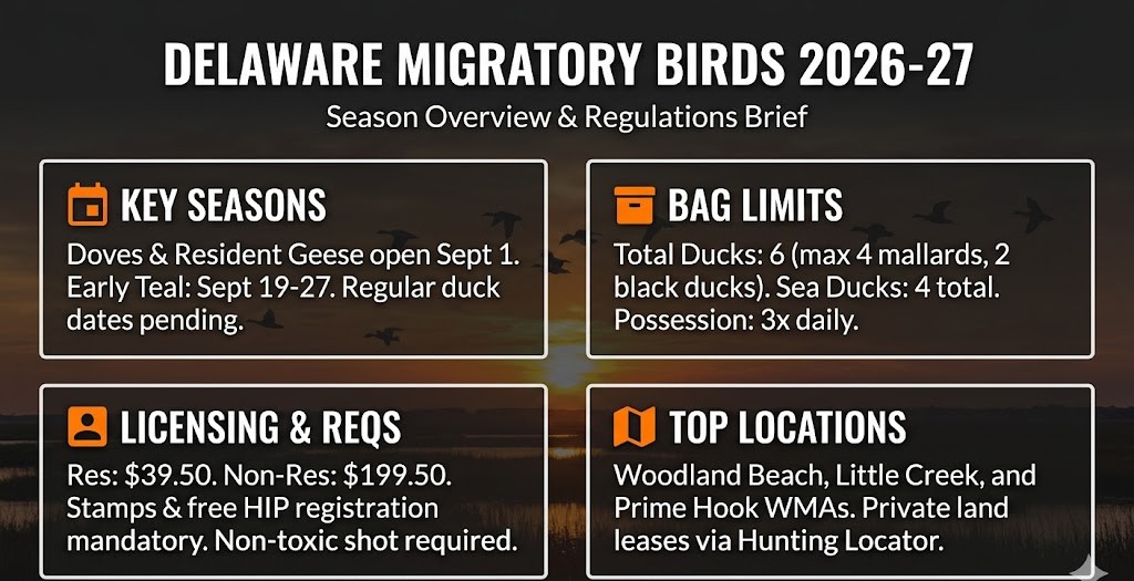 Delaware Migratory Bird
