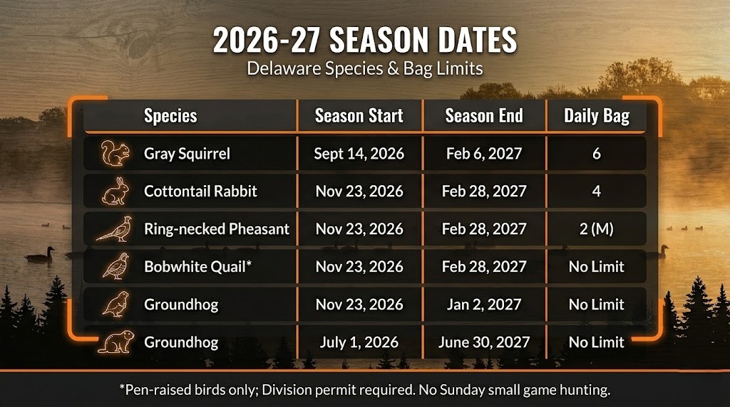 Delaware small game