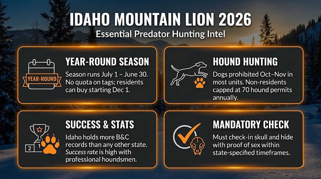 Idaho mountain lion