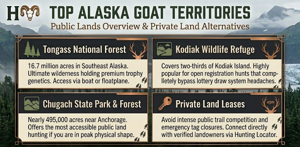 Alaska mountain goat