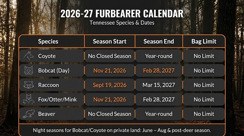 Tennessee furbearers