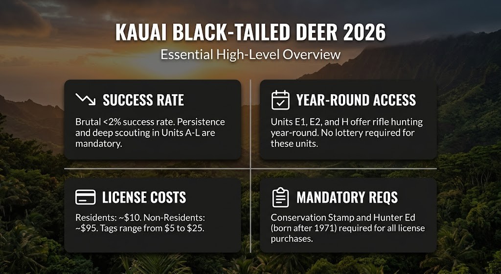 Kauai black-tailed deer