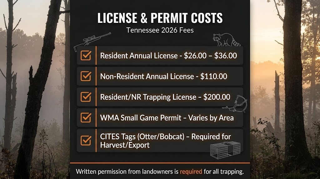Tennessee furbearers fees