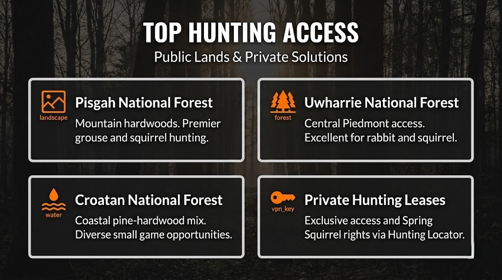 North Carolina small game destination