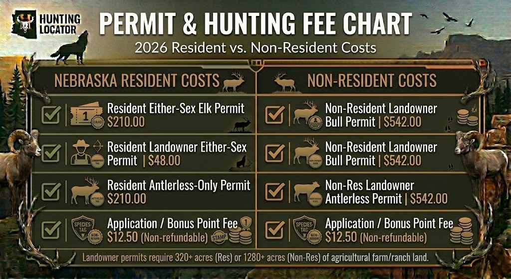 Nebraska elk fees