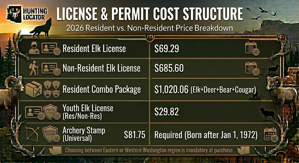 Washington elk fees