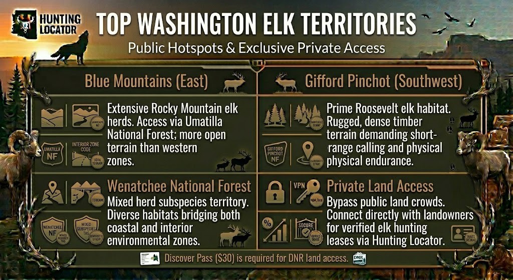 Washington elk territory