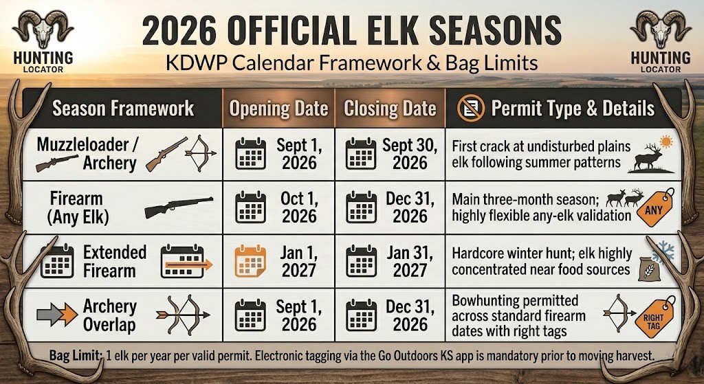 Kansas elk seasons
