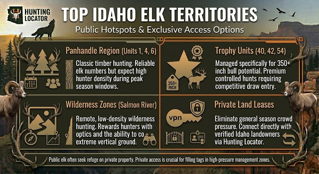 Idaho elk teritory