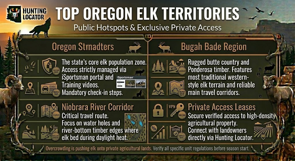 Oregon elk territory