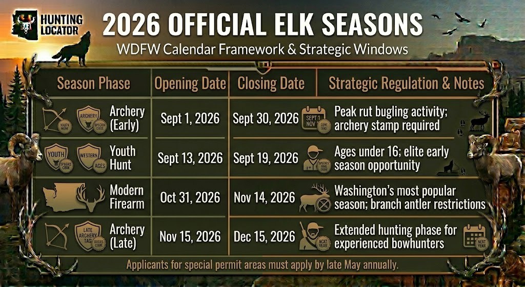 Washington elk seasons