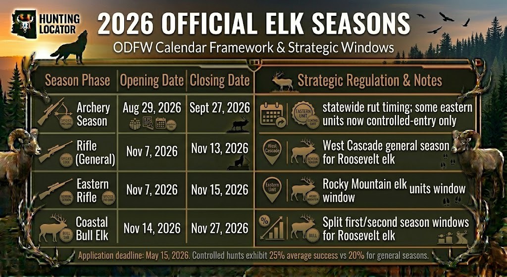Oregon elk seasons