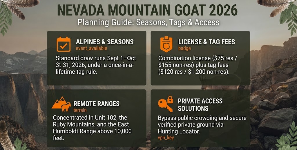 Nevada mountain goat