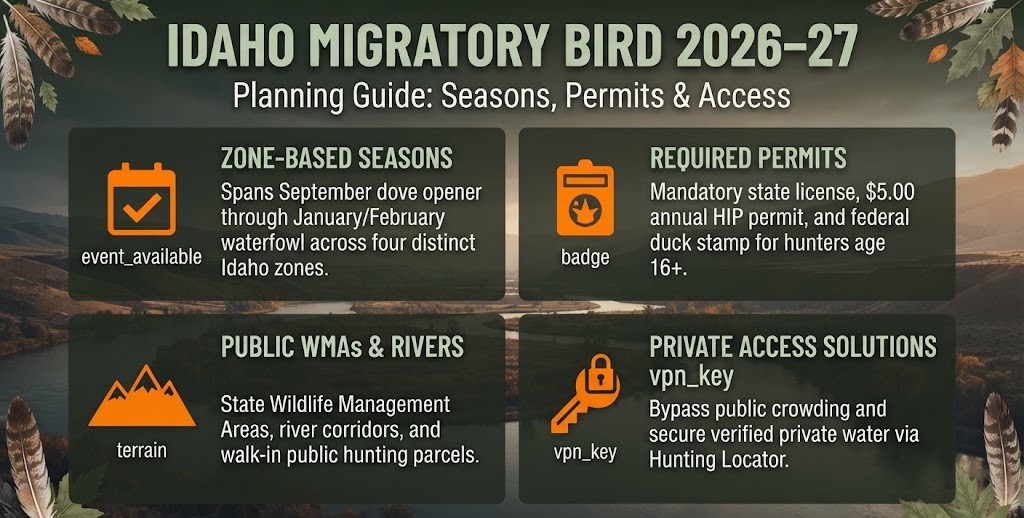 Idaho migratory bird