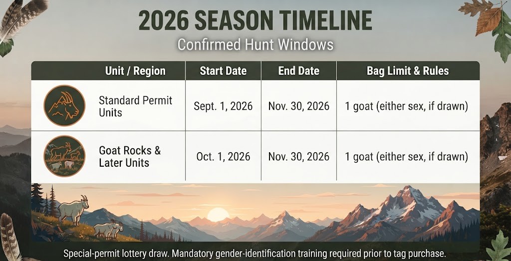Washington mountain goat
