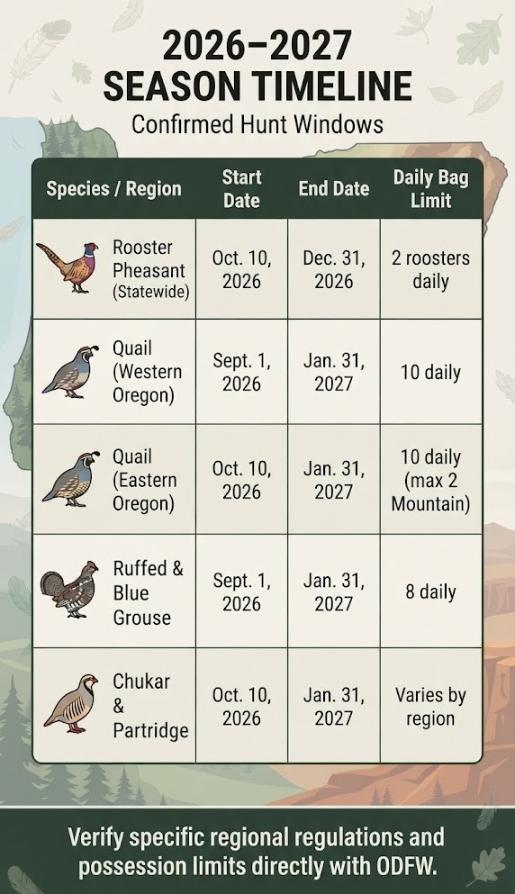 Oregon game bird
