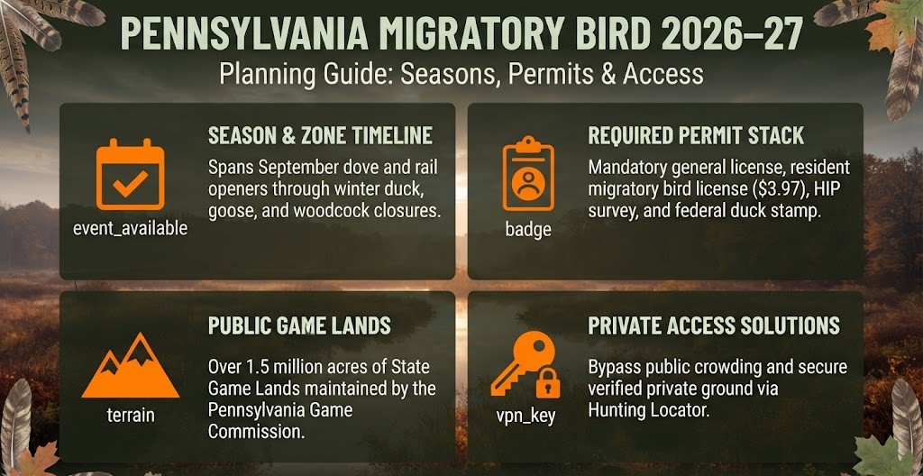 Pennsylvania migratory bird