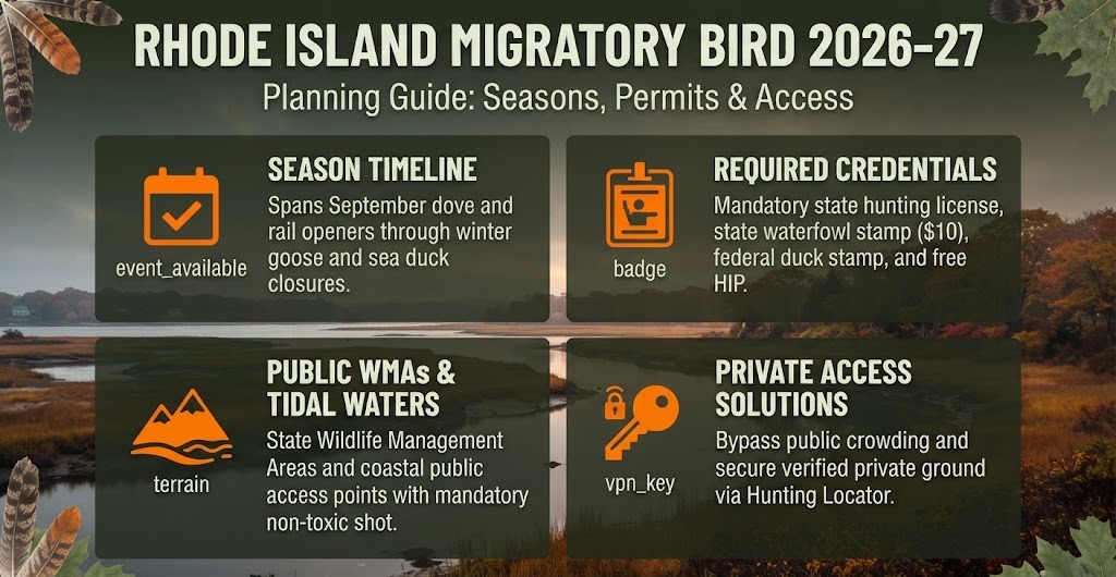 Rhode island migratory bird