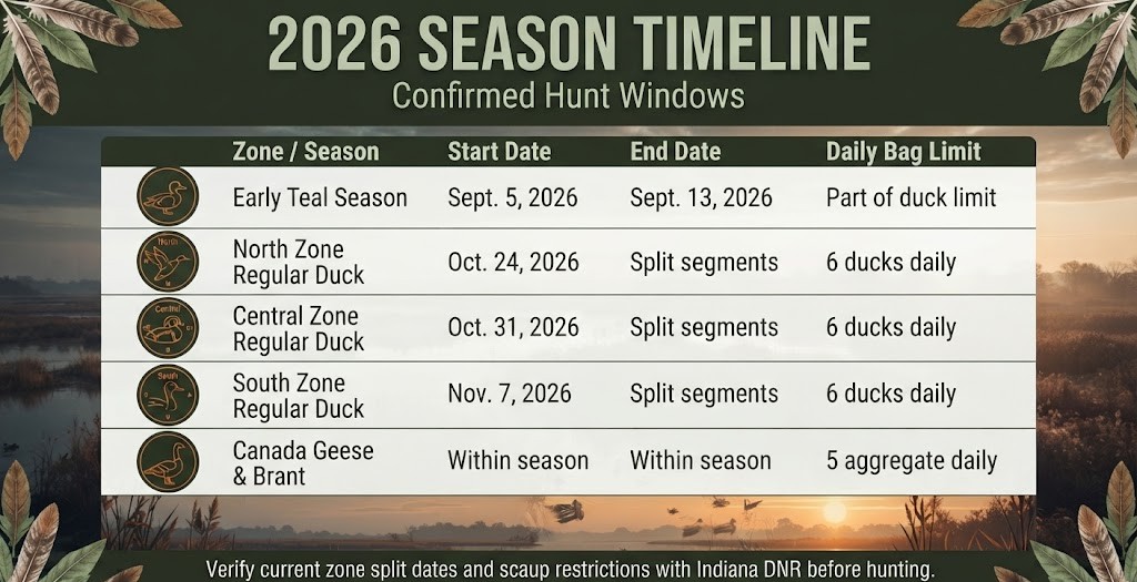 Indiana waterfowl