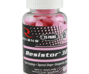 Radians Resistor 32 Foam Ear Plugs Uncorded Pink 25 pr. Jar