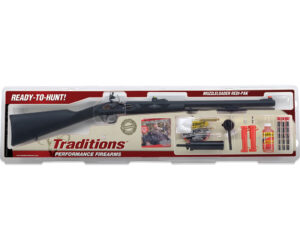 Traditions Deerhunter Redi-Pak .50 cal 24 in. Blue Synthetic Black