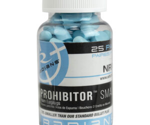 Radians Prohibitor Small Foam Earplugs Jar 25 pr.