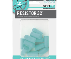 Radians Resistor32 Foam Earplugs Aqua 6 pr.