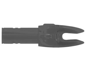 Easton 6mm H Nocks Smoke 12 pk.