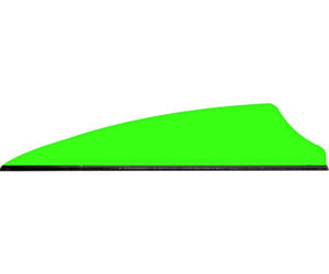 Q2i Fusion X-II Vanes Neon Green 2.5 in. 100 pk.